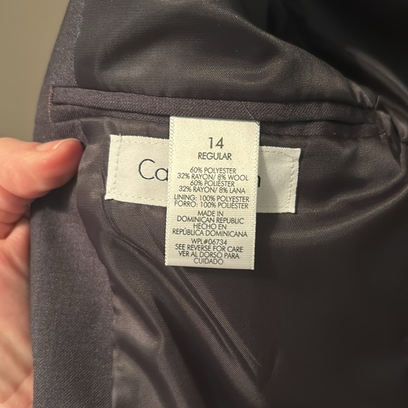 Calvin Klein boys suite blazer size 14 - Picture 4 of 5
